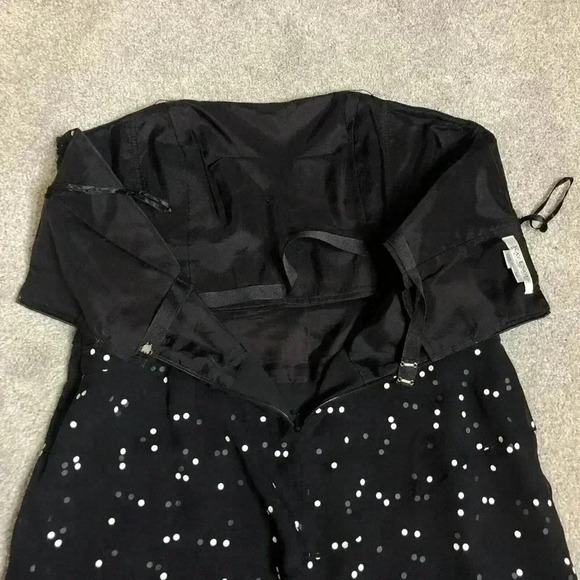 Kay Unger Polka Dot Silk Dress - Picture 9 of 11